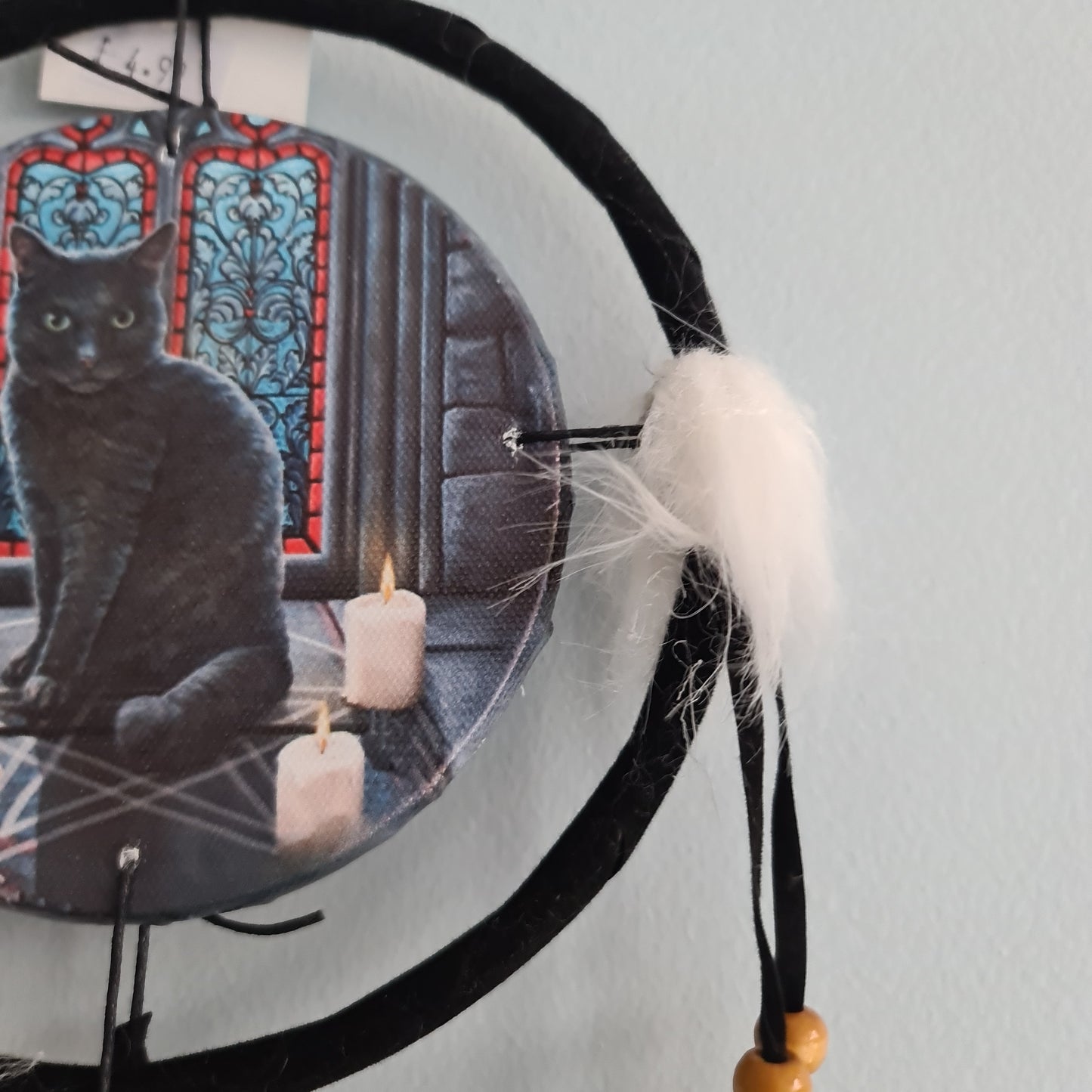 Pentagram Cat Dreamcatcher