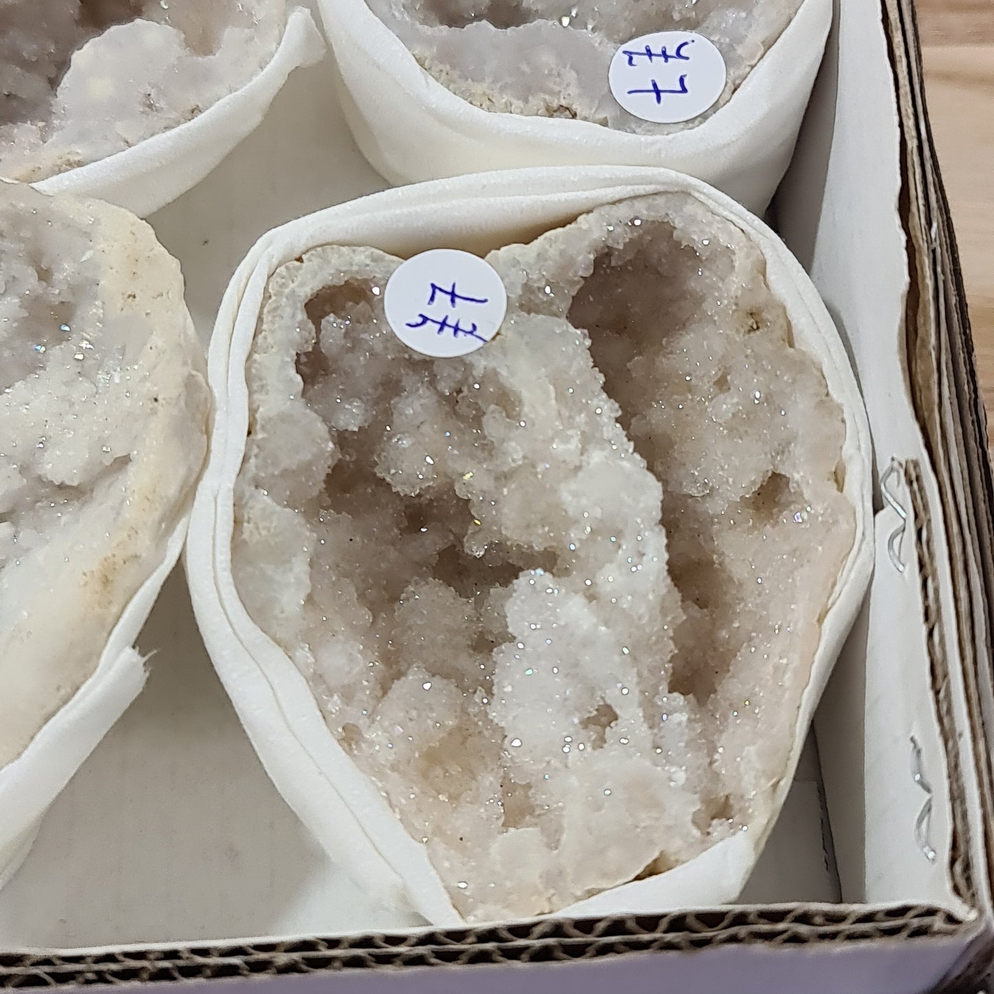 Angel Aura Quartz Geodes Box B