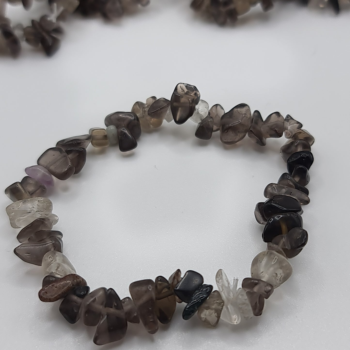 Smokey Quartz Chip Bracelet
