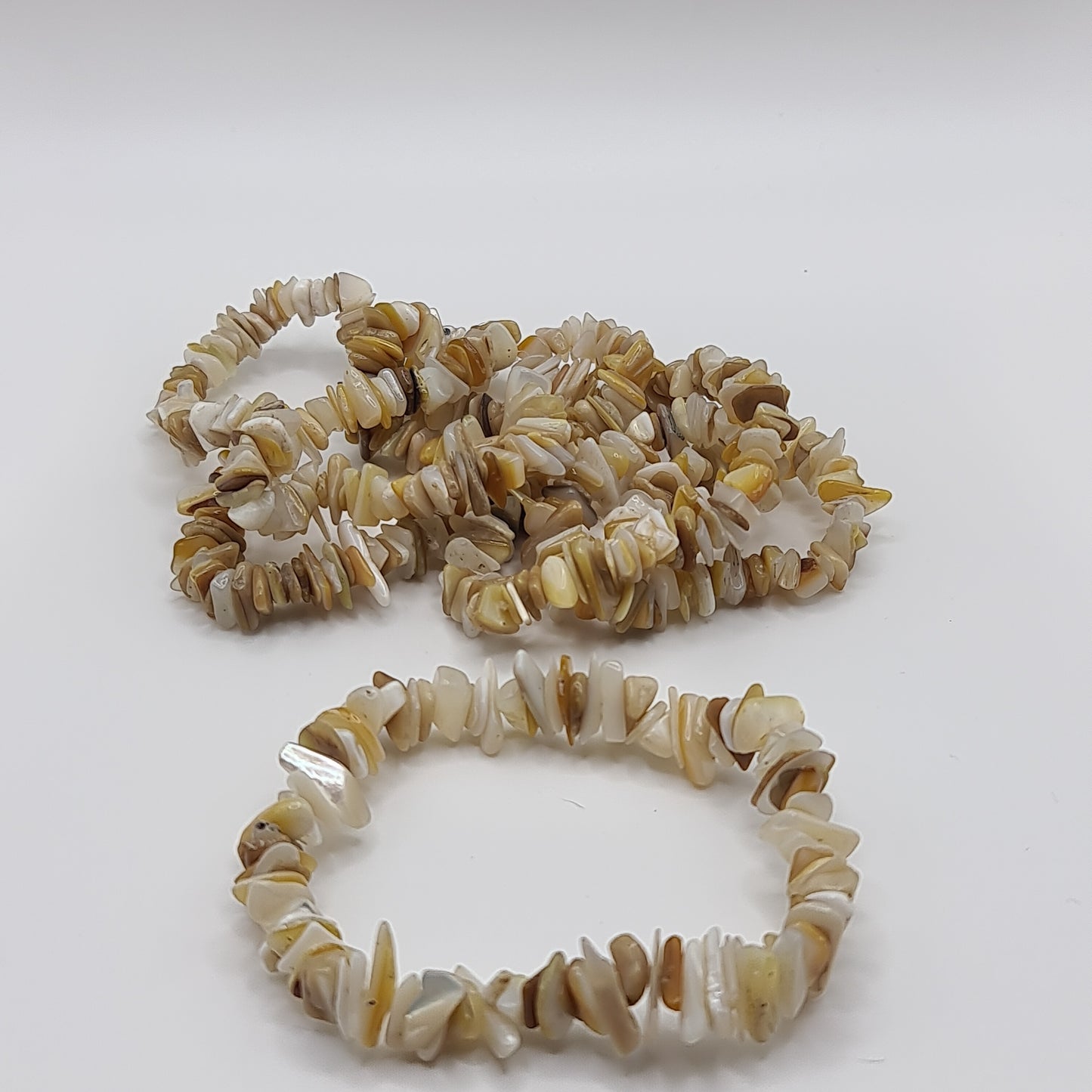 Mother Of Pearl Chip Bracelet