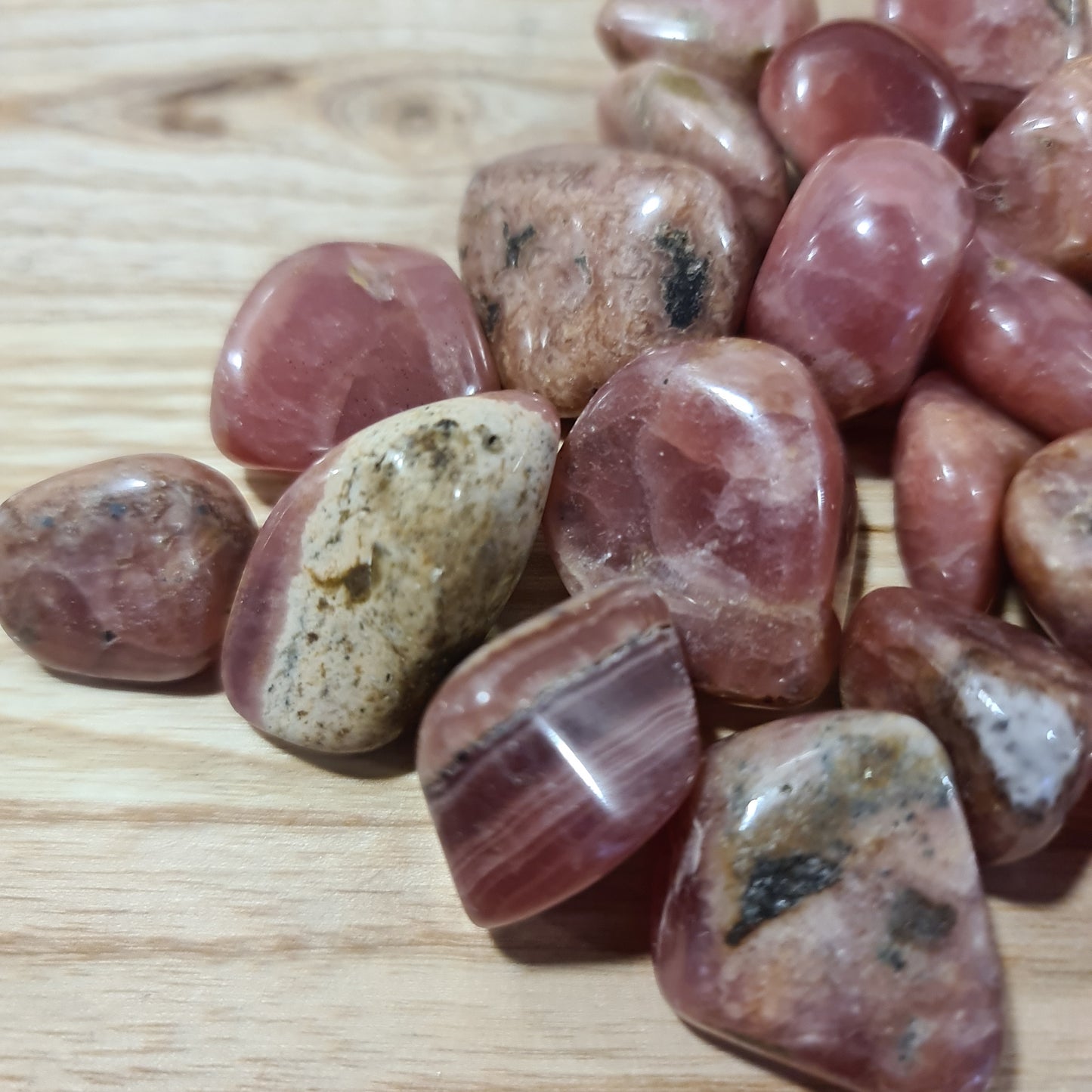 Rhodochrosite Tumblestone (Argentina A grade)