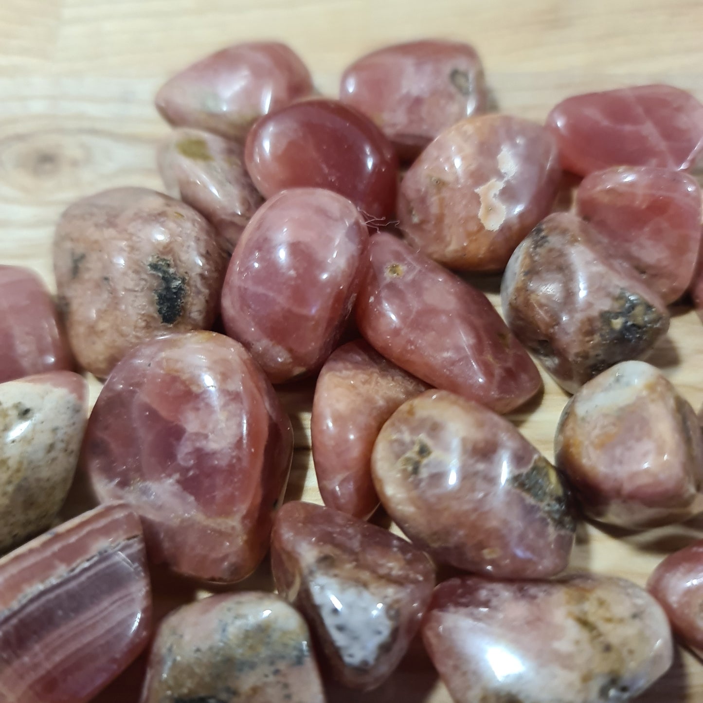 Rhodochrosite Tumblestone (Argentina A grade)