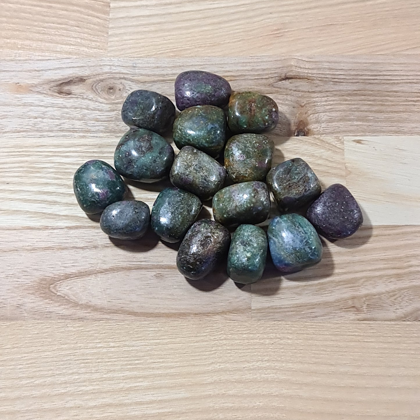 Ruby in Zoisite Tumblestone