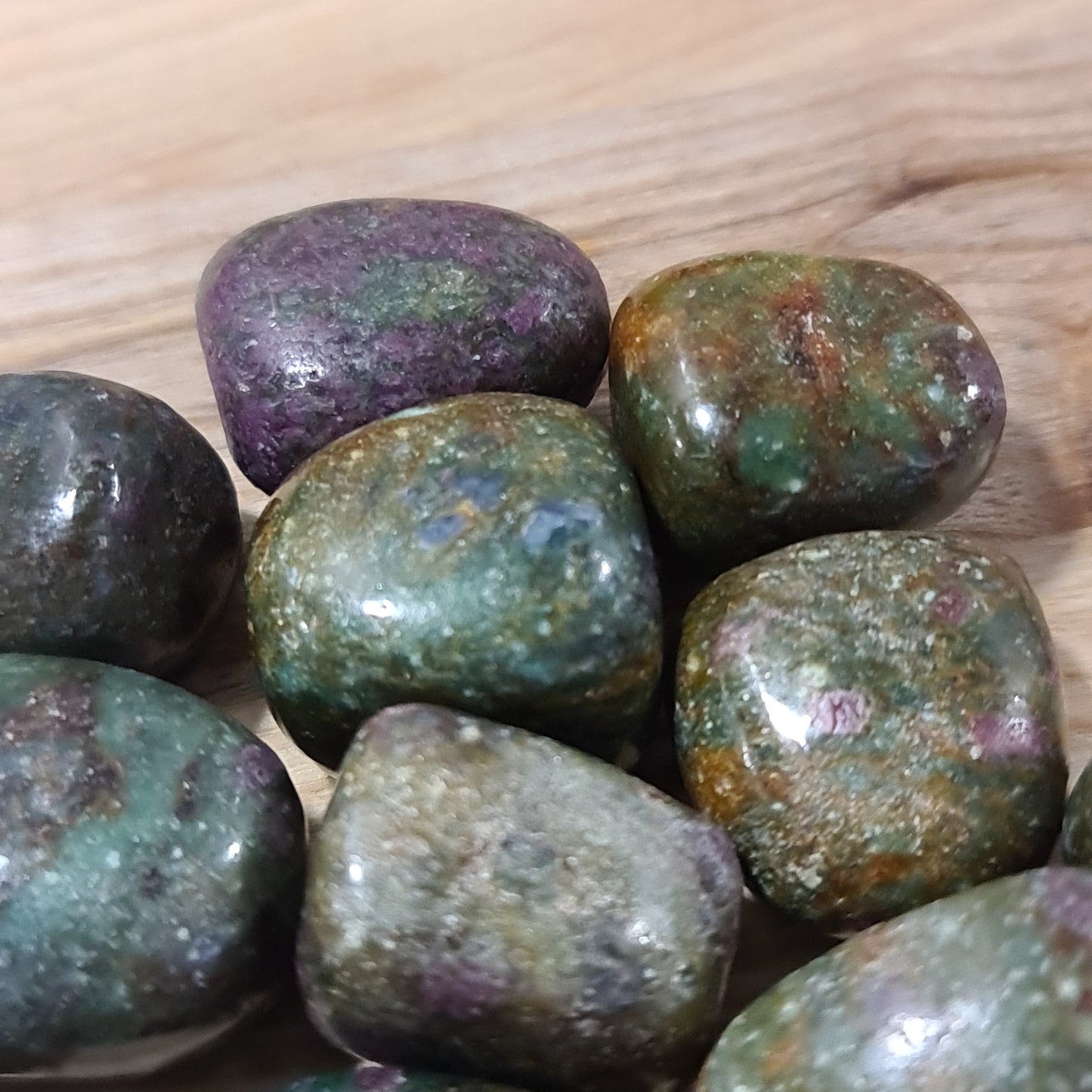 Ruby in Zoisite Tumblestone