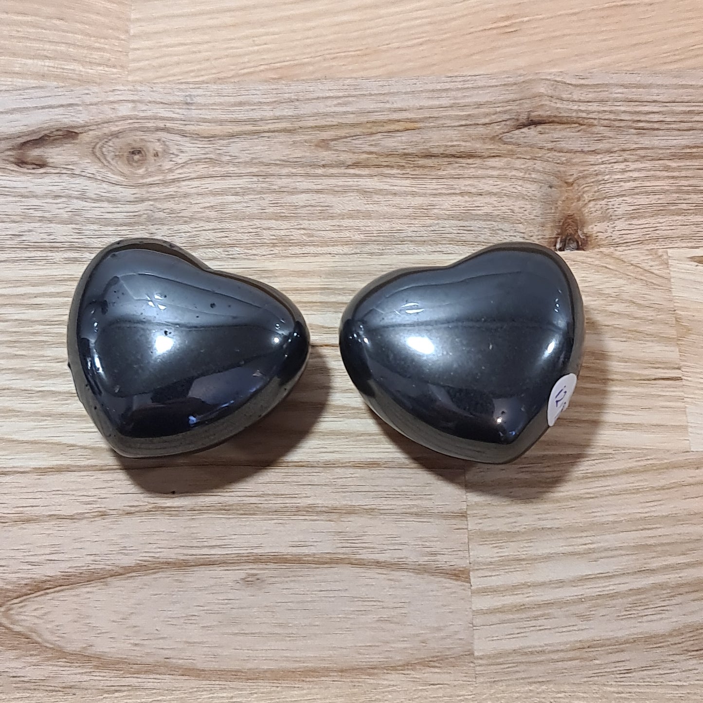 Hematite Puffy Heart