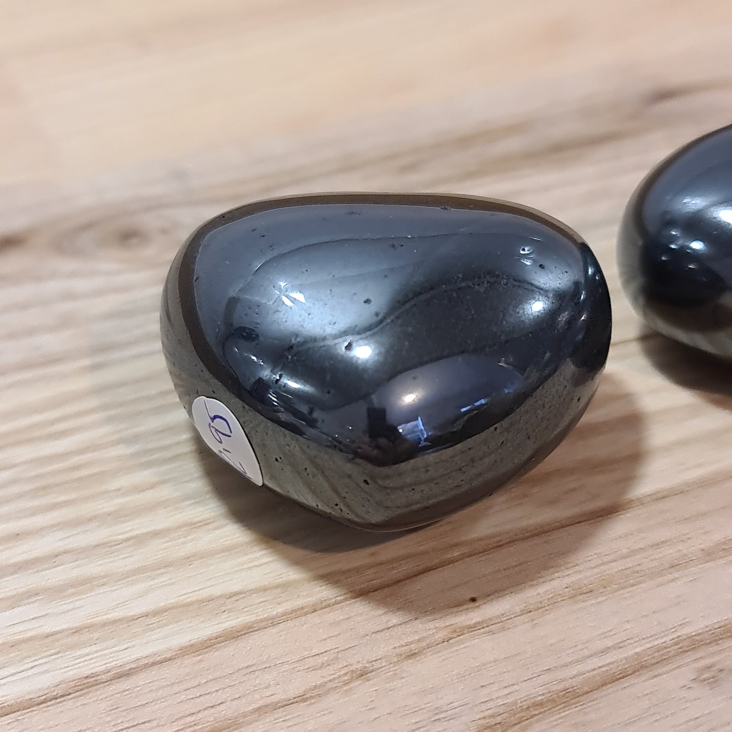 Hematite Puffy Heart