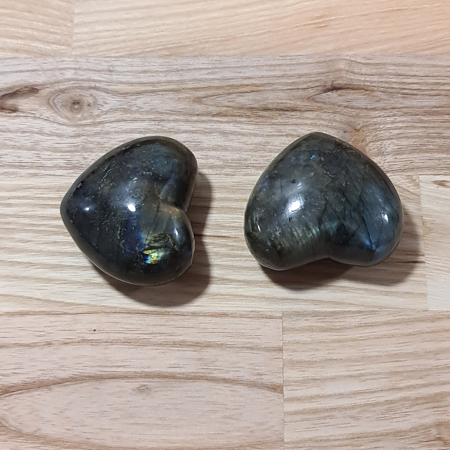 Labradorite Puffy Heart