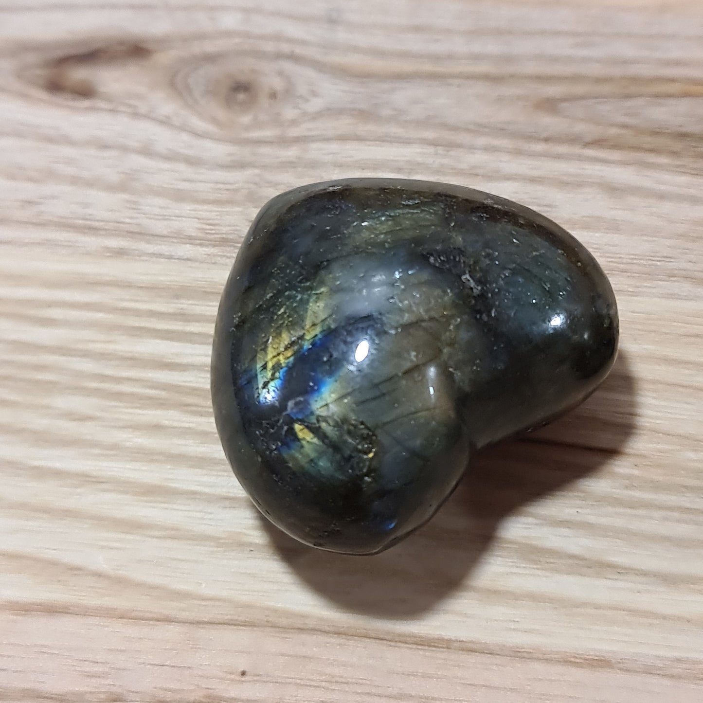 Labradorite Puffy Heart