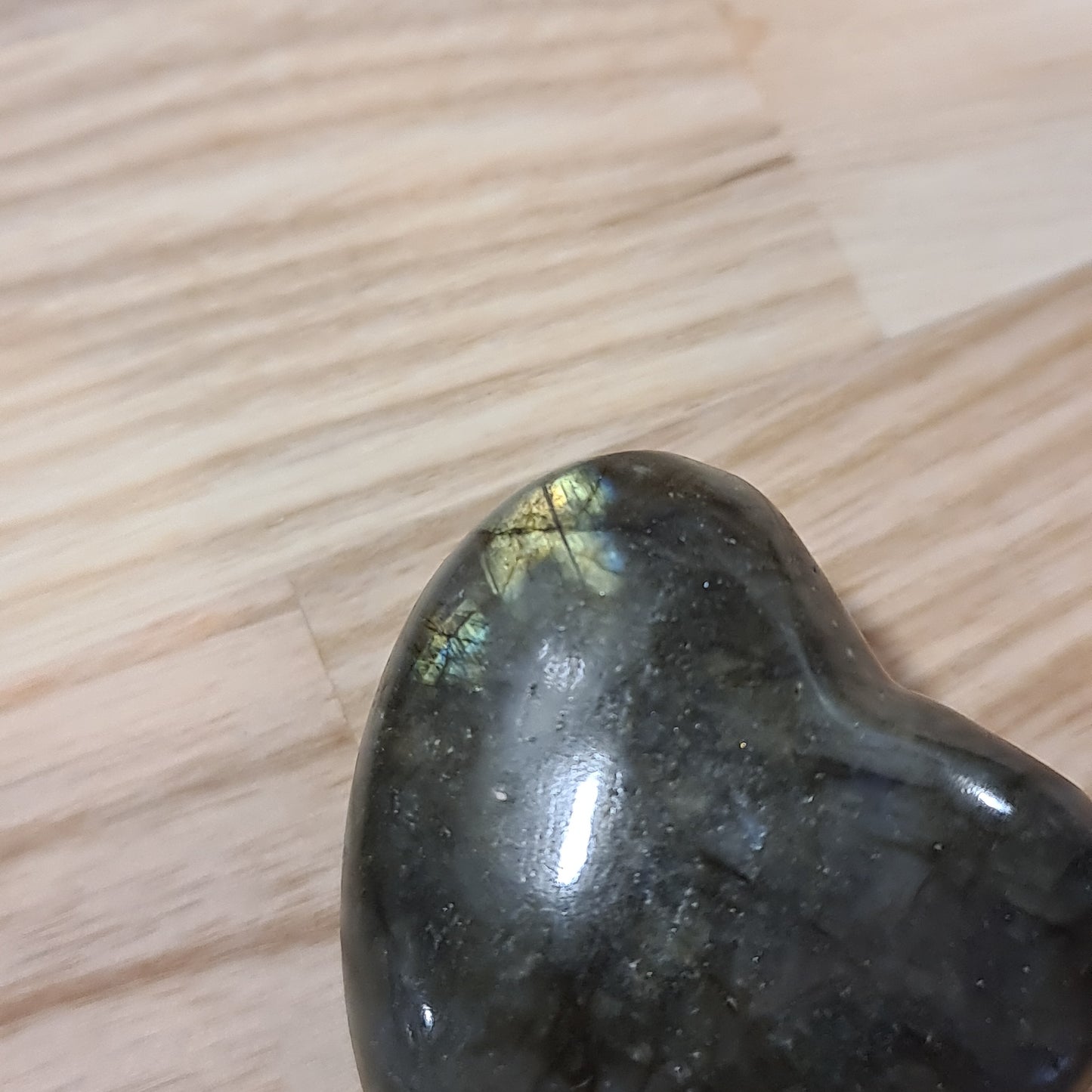 Labradorite Puffy Heart