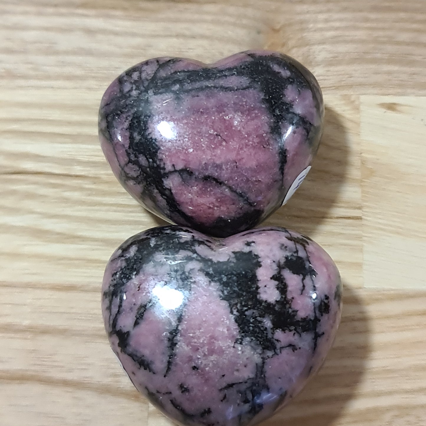 Rhodonite Puffy Heart