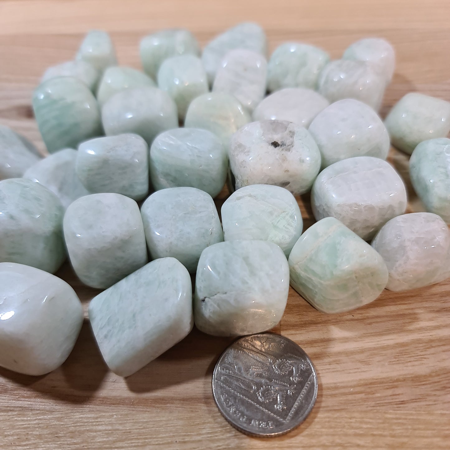 Amazonite (A grade Hand Polished from India) Tumblestone