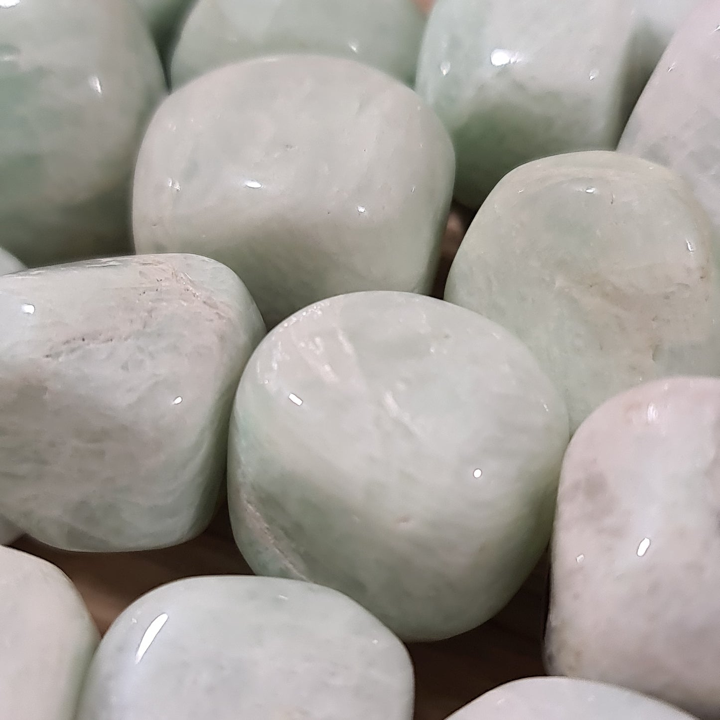 Amazonite (A grade Hand Polished from India) Tumblestone