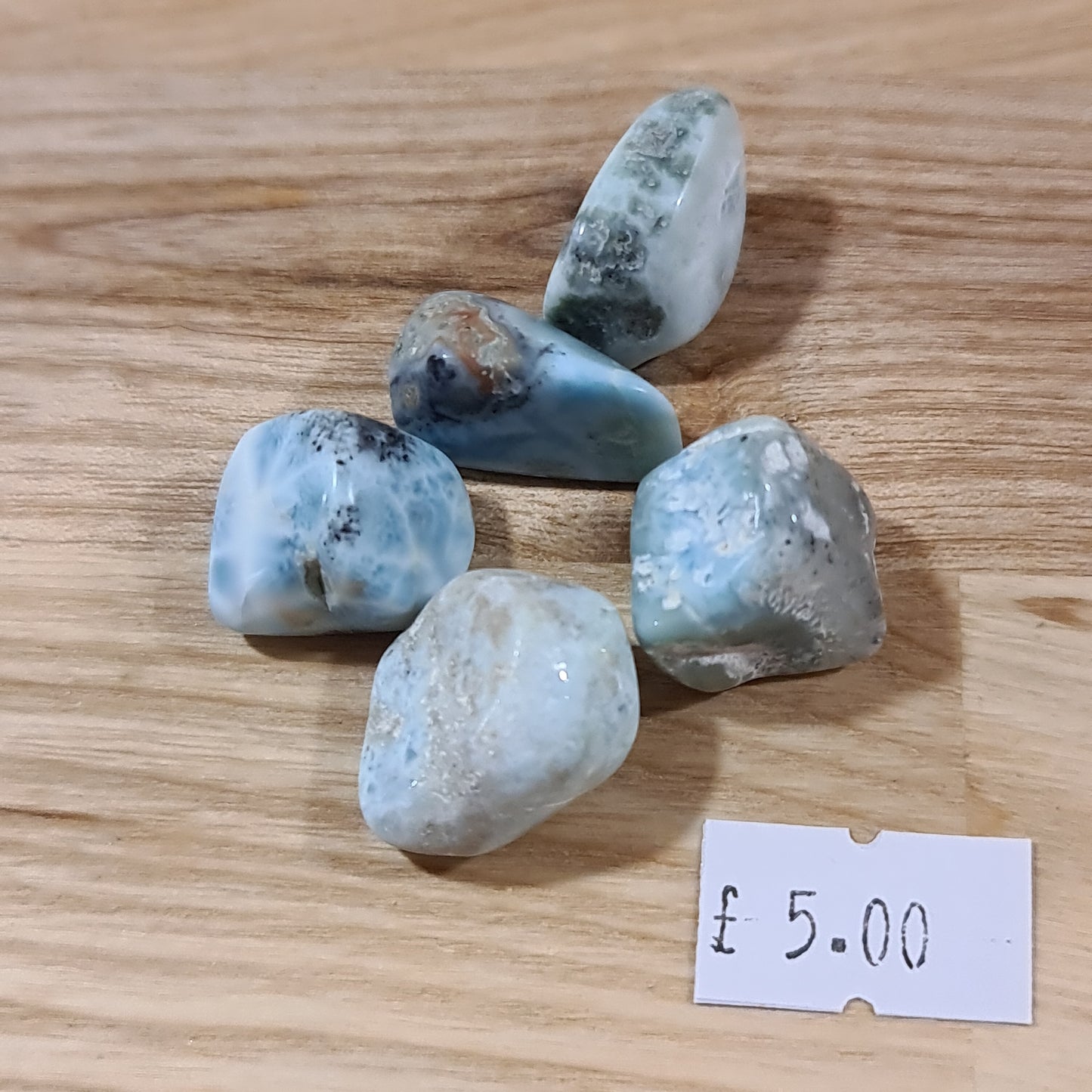 Larimar Tumblestone (B Grade)