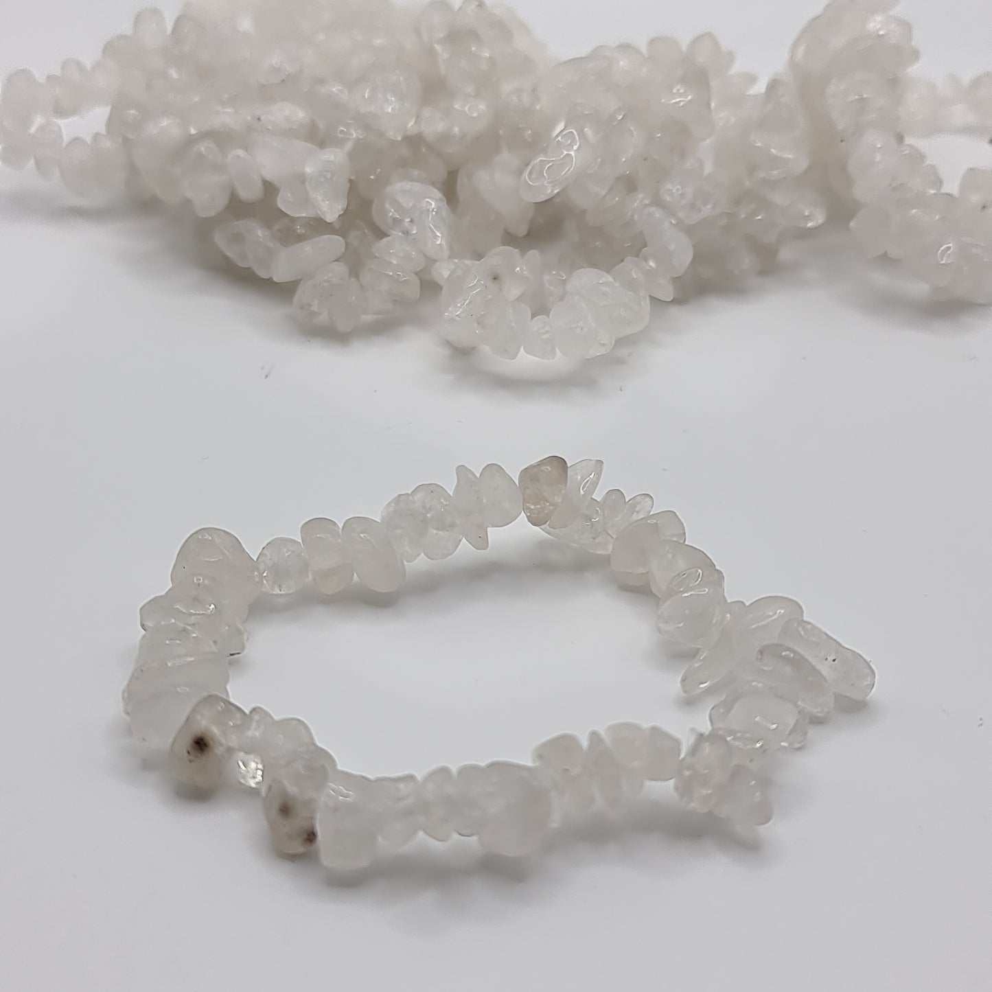 Clear Quartz Chip Bracelet