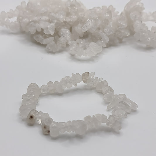 Clear Quartz Chip Bracelet
