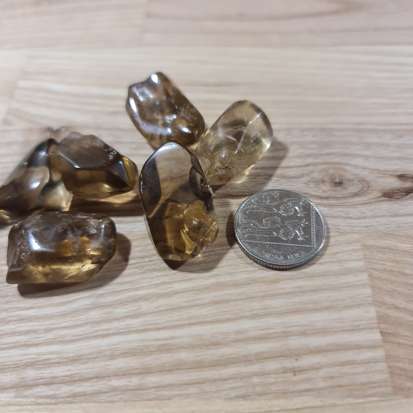 Smokey Citrine Polished Tumblestones