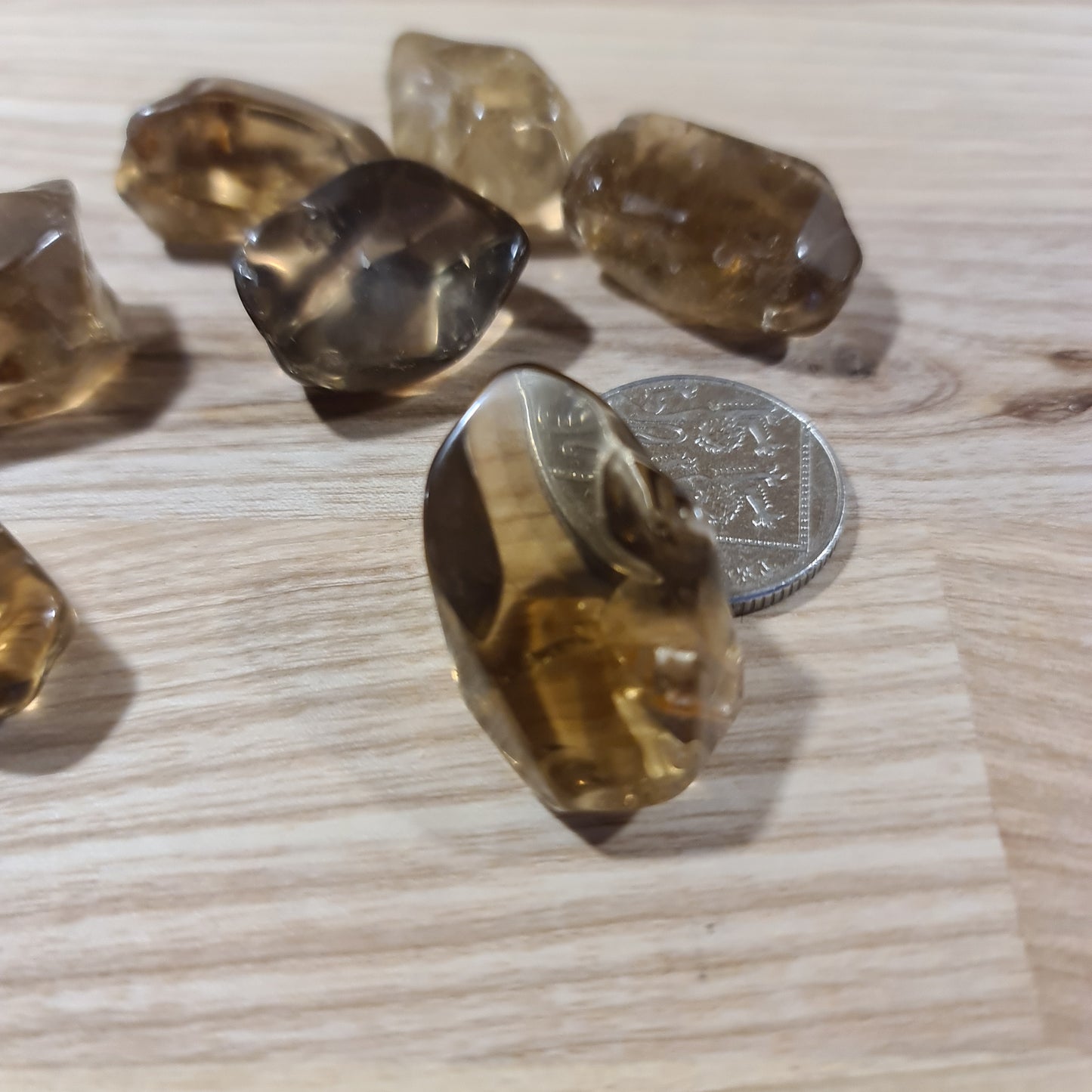 Smokey Citrine Polished Tumblestones