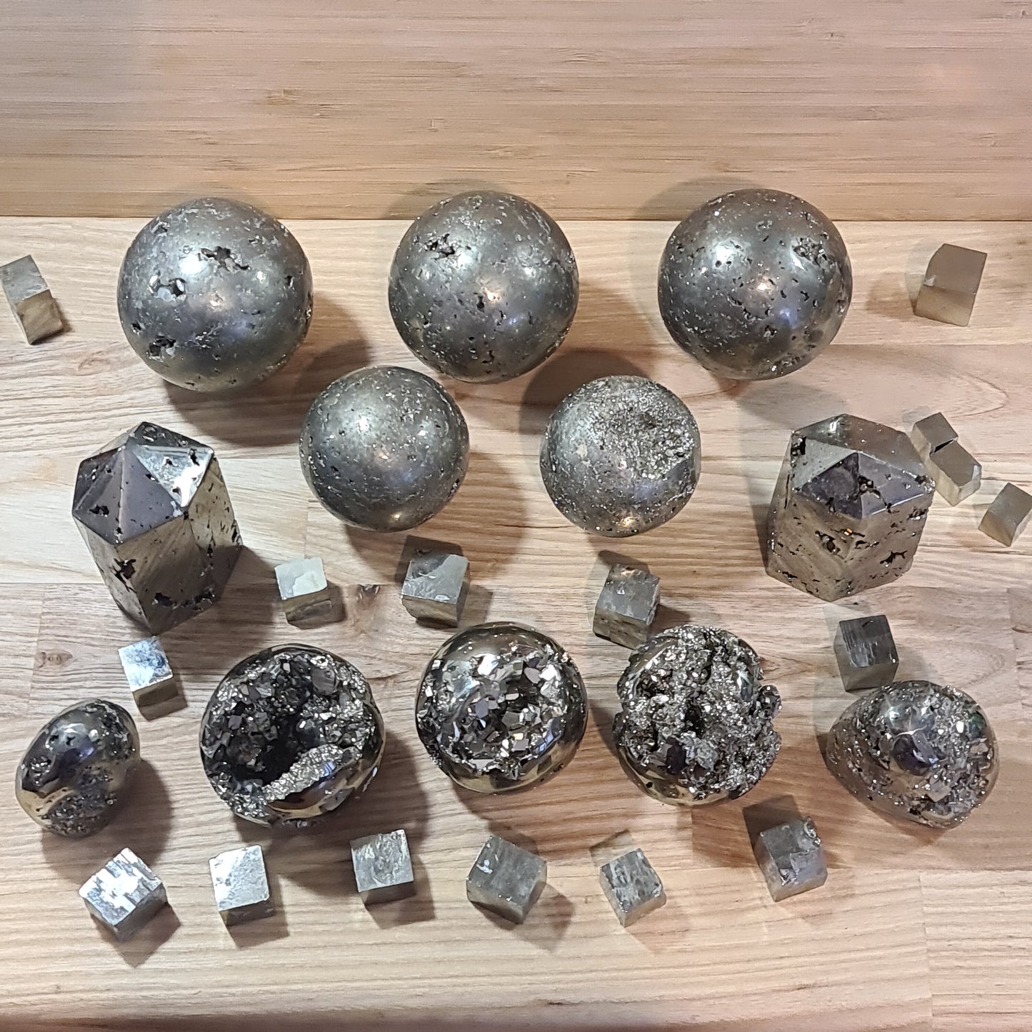 Pyrite Shapes