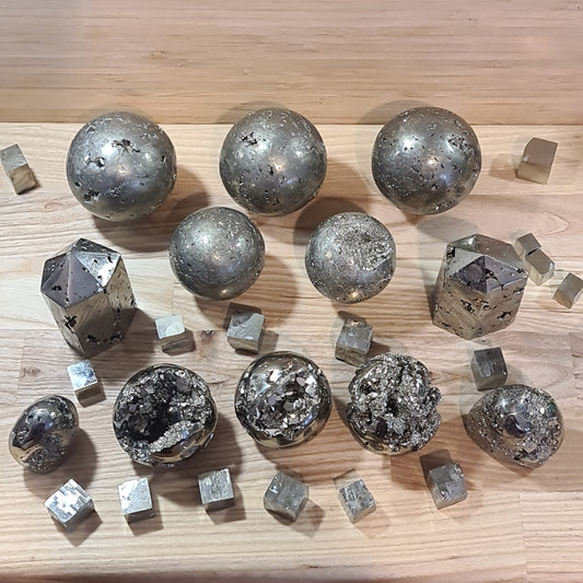 Pyrite Shapes