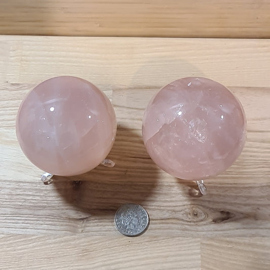 Rose Quartz Spheres