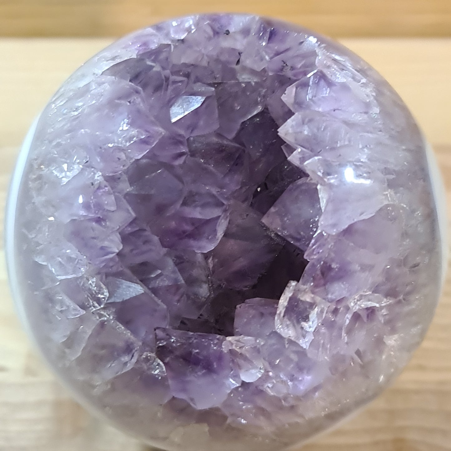 Uruguayan Amethyst Geode Sphere