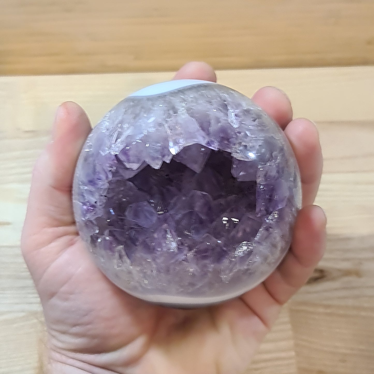 Uruguayan Amethyst Geode Sphere