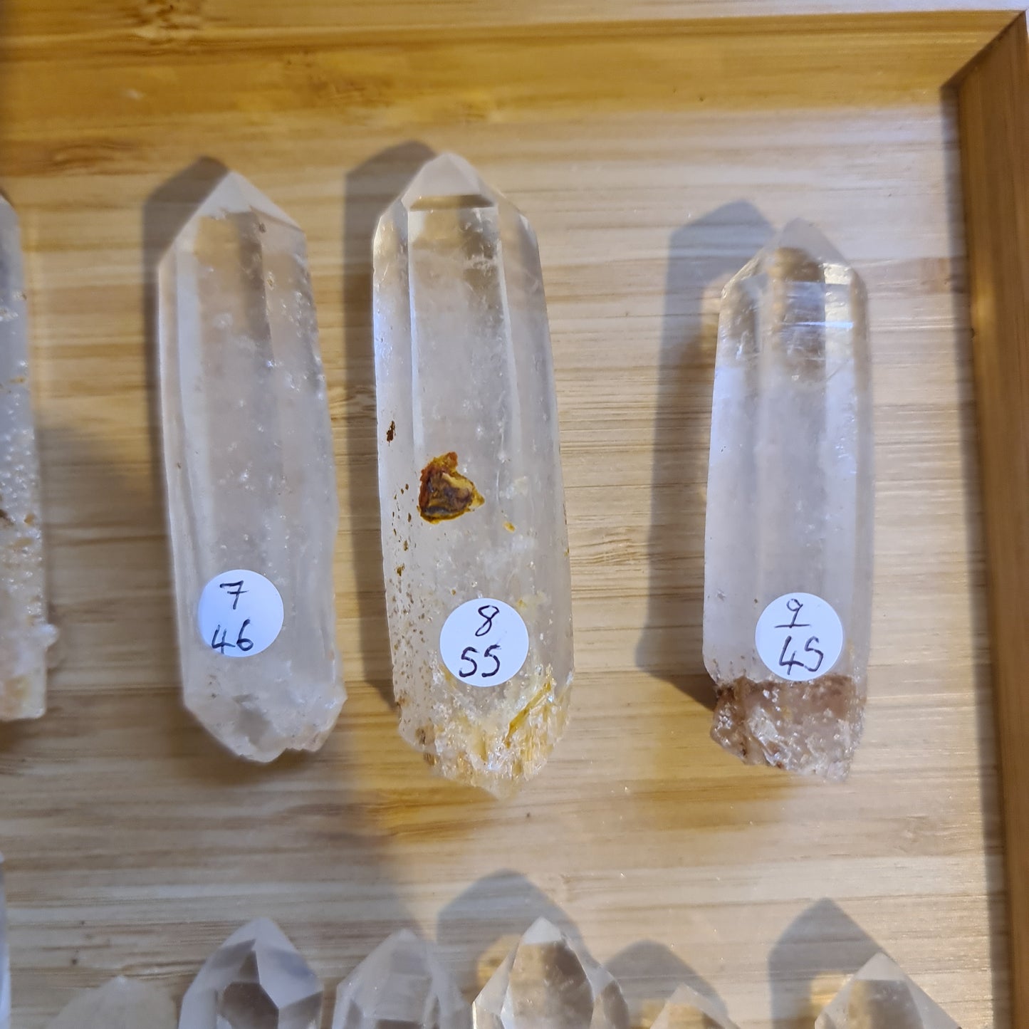 Blue Mist Lemurian Quartz Points