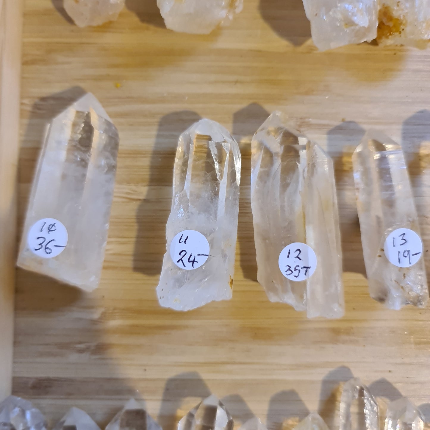 Blue Mist Lemurian Quartz Points