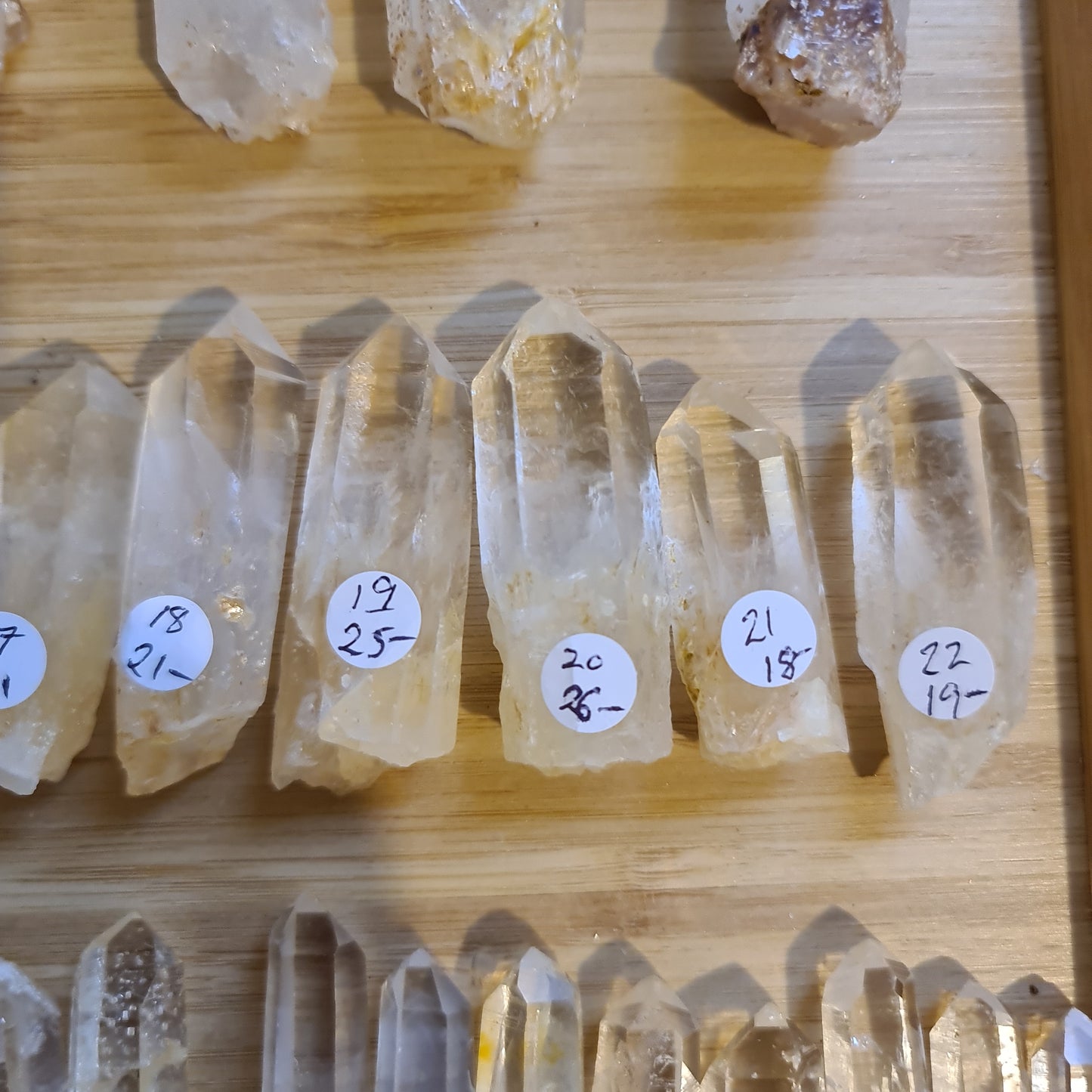 Blue Mist Lemurian Quartz Points