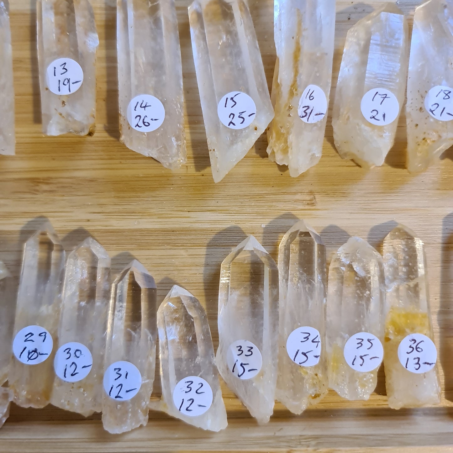 Blue Mist Lemurian Quartz Points