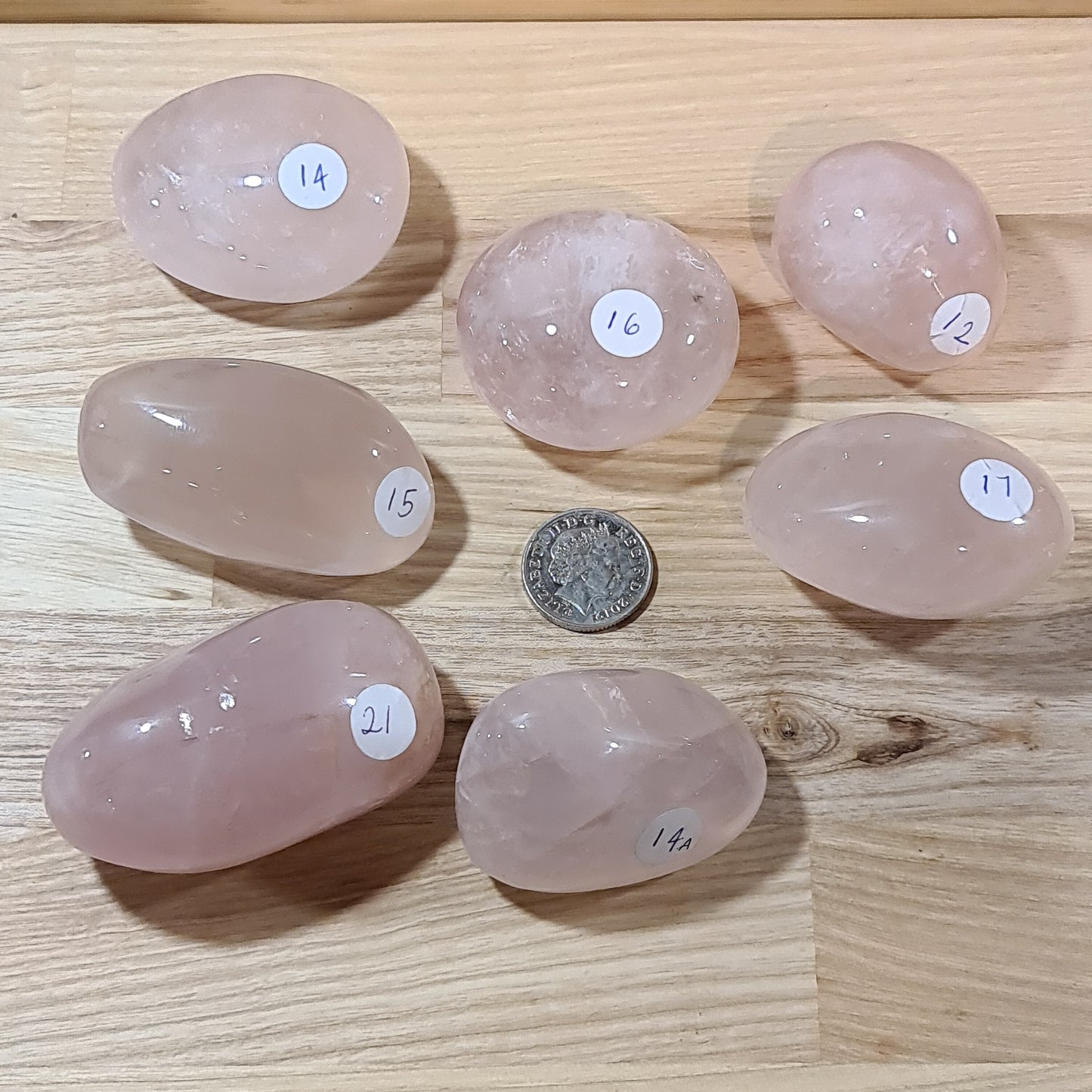 Rose Quartz Pebbles A Grade