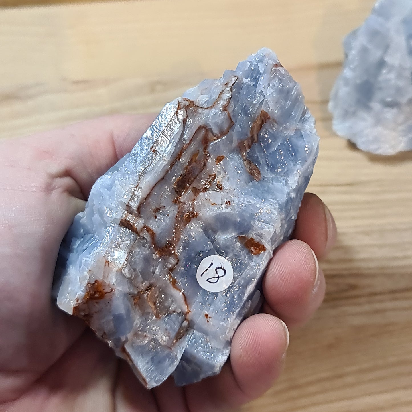 Blue Calcite - Raw