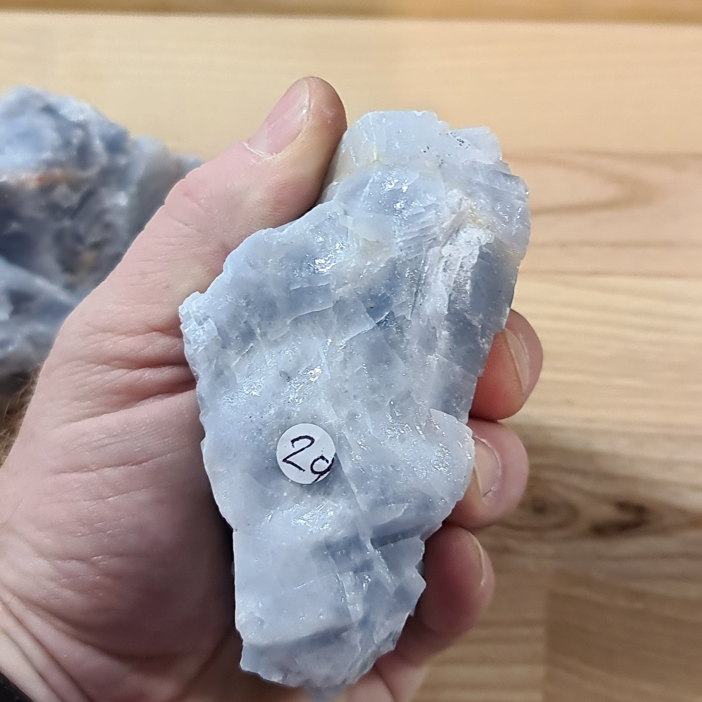 Blue Calcite - Raw