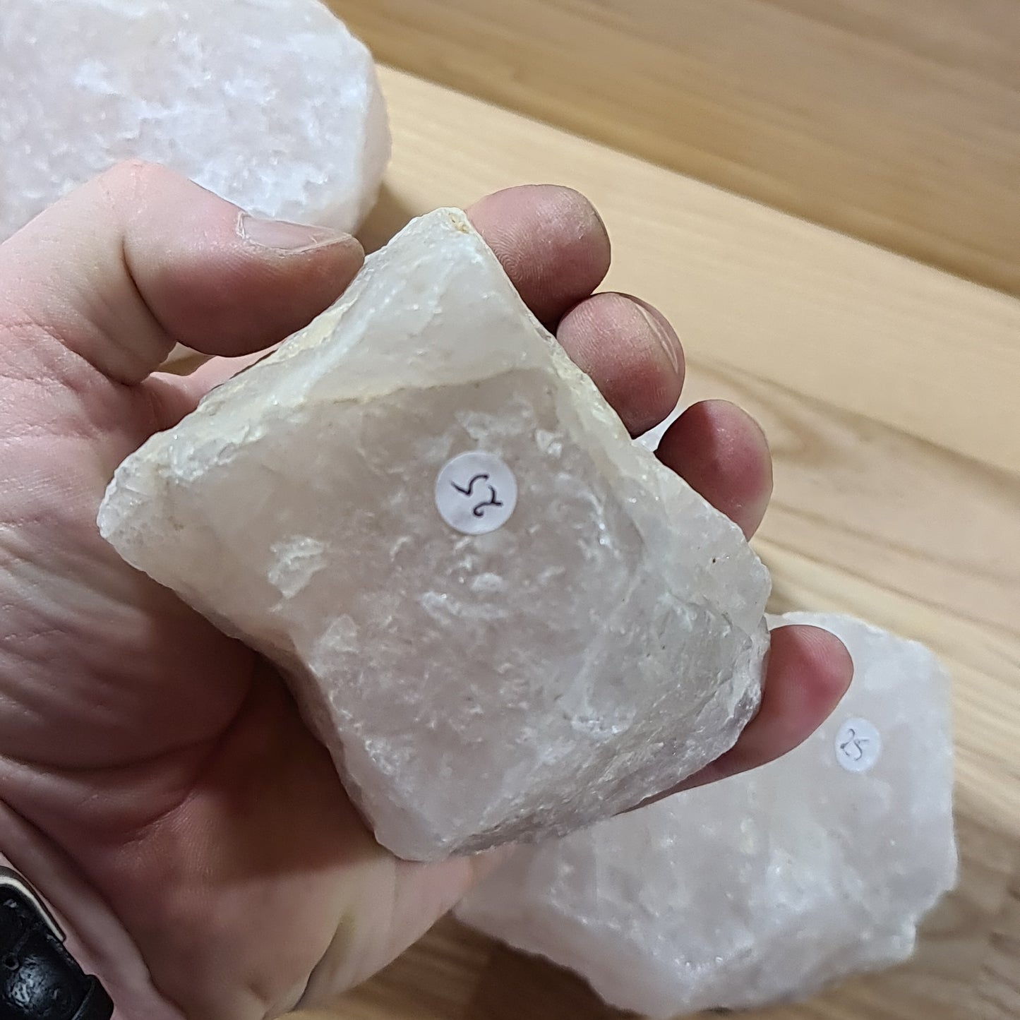 Rose Quartz "B" Grade rough pieces