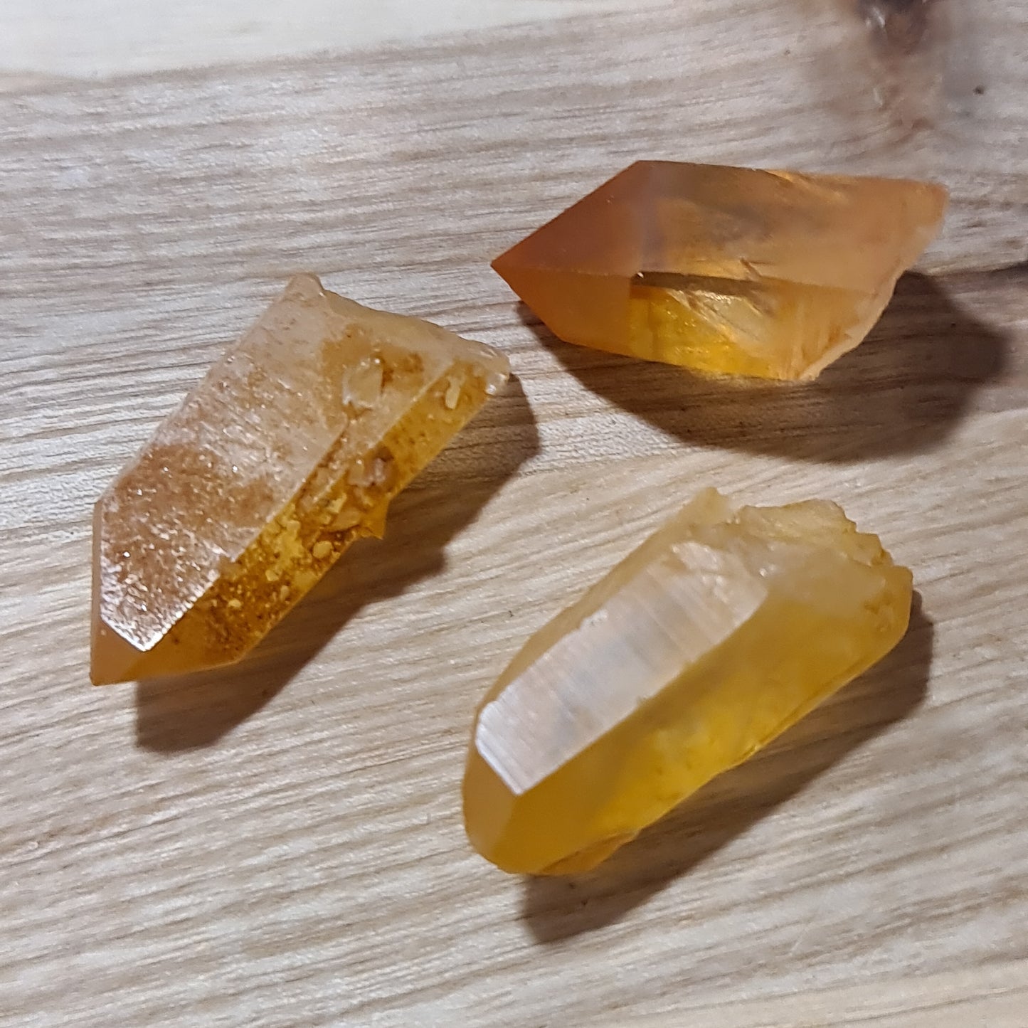 Tangerine Quartz Points