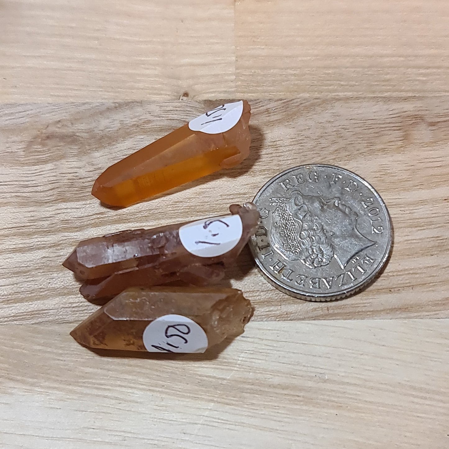 Tangerine Quartz Points