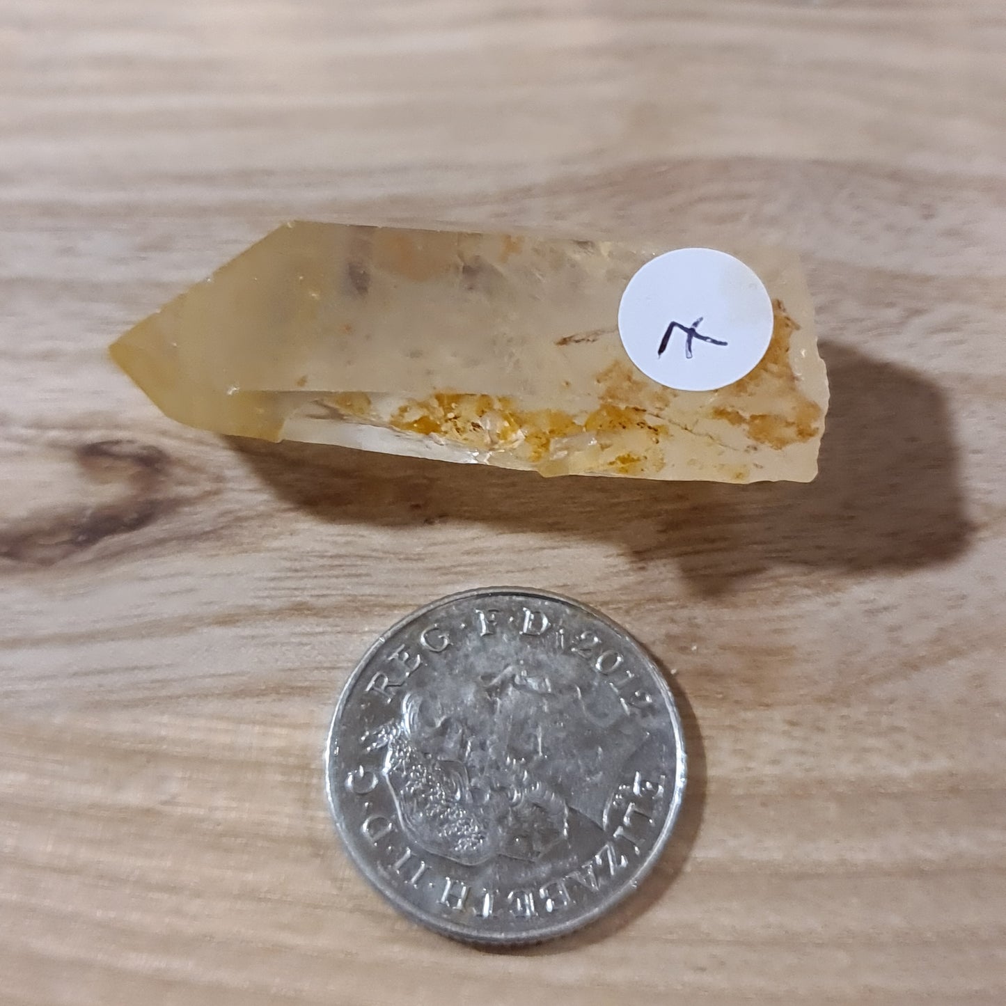Tangerine Quartz Points