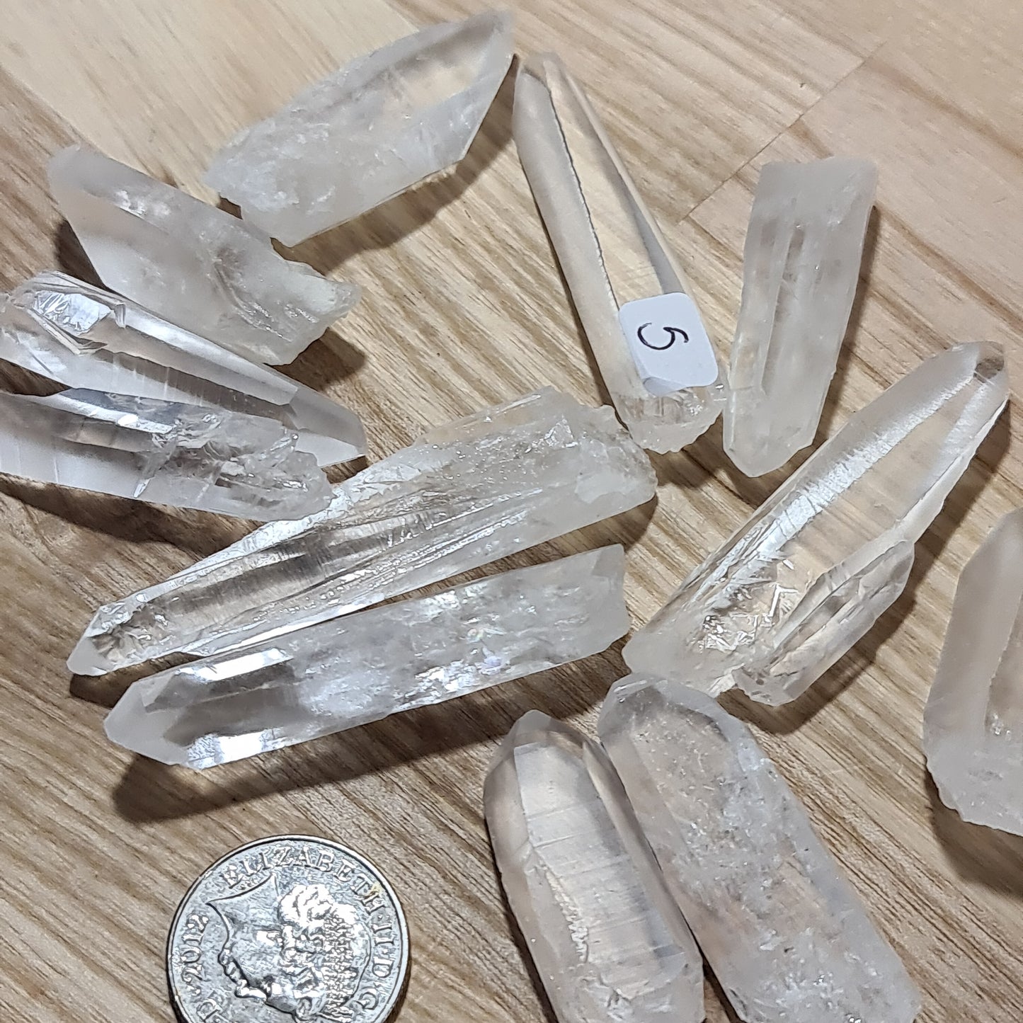 Lemurian Quartz - Laser Points