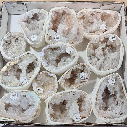 Angel Aura Quartz Geodes Box C