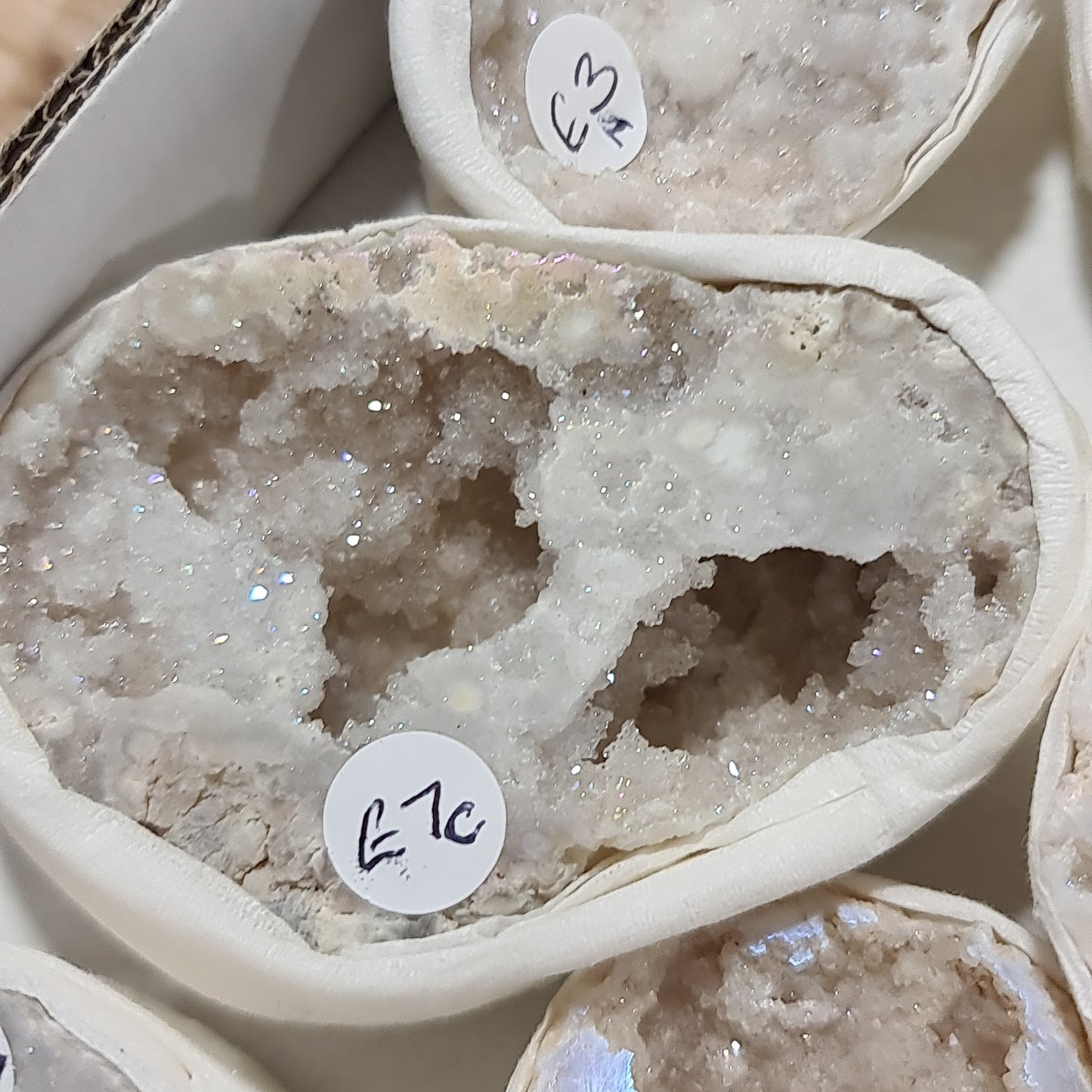 Angel Aura Quartz Geodes Box C
