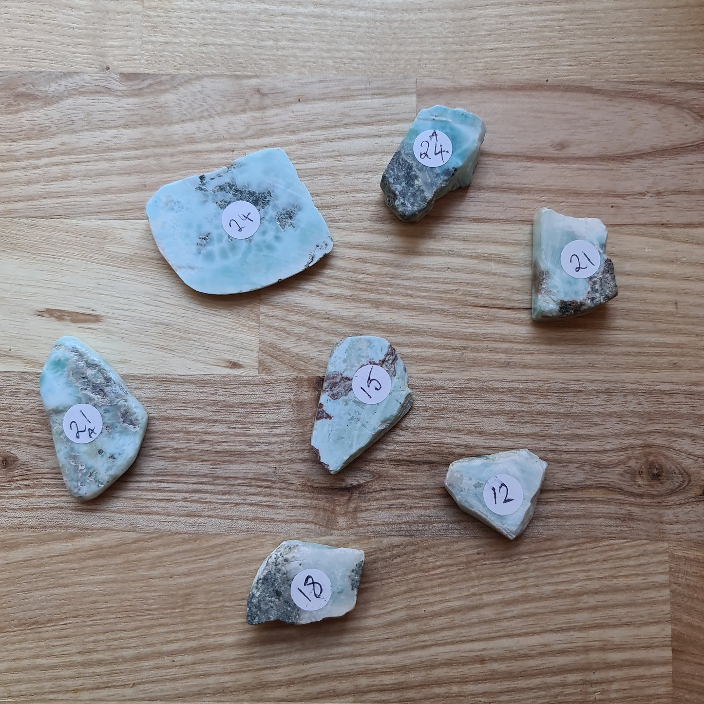 Larimar Pieces