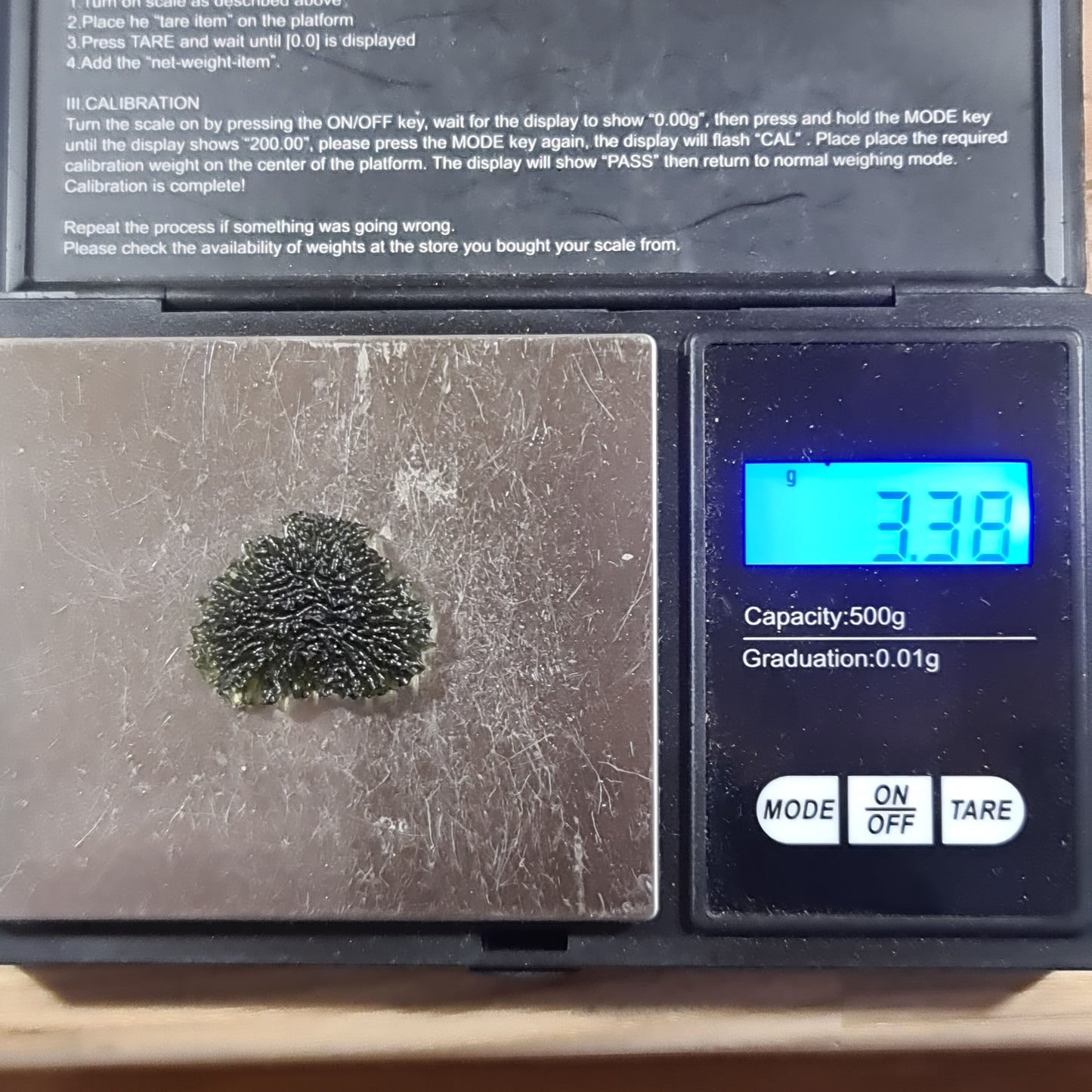 Moldavite - Rare Maly Chlum Variety #1