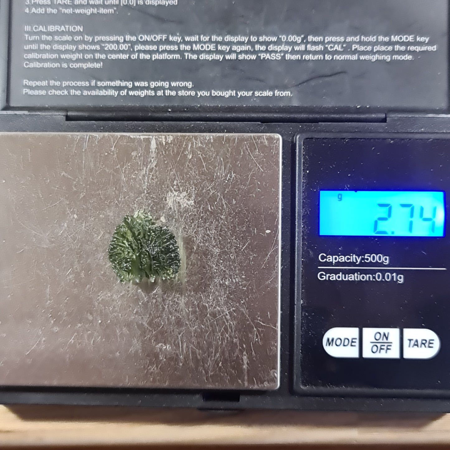 Moldavite - Rare Maly Chlum Variety #2