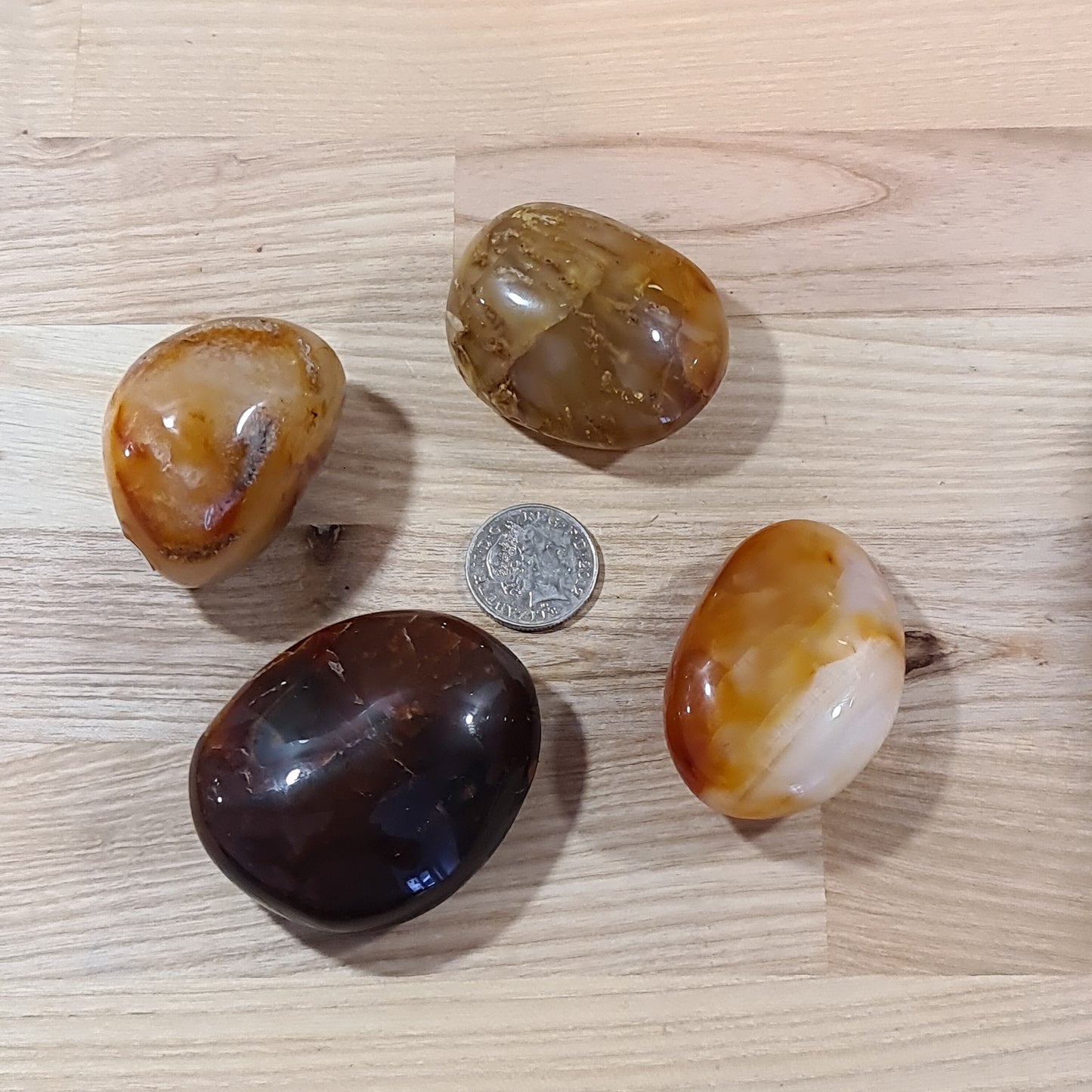 Carnelian Palmstones/Pebbles