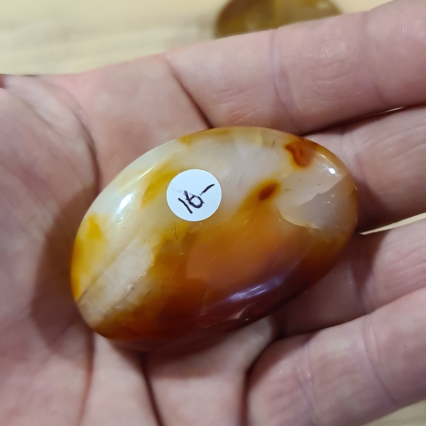Carnelian Palmstones/Pebbles