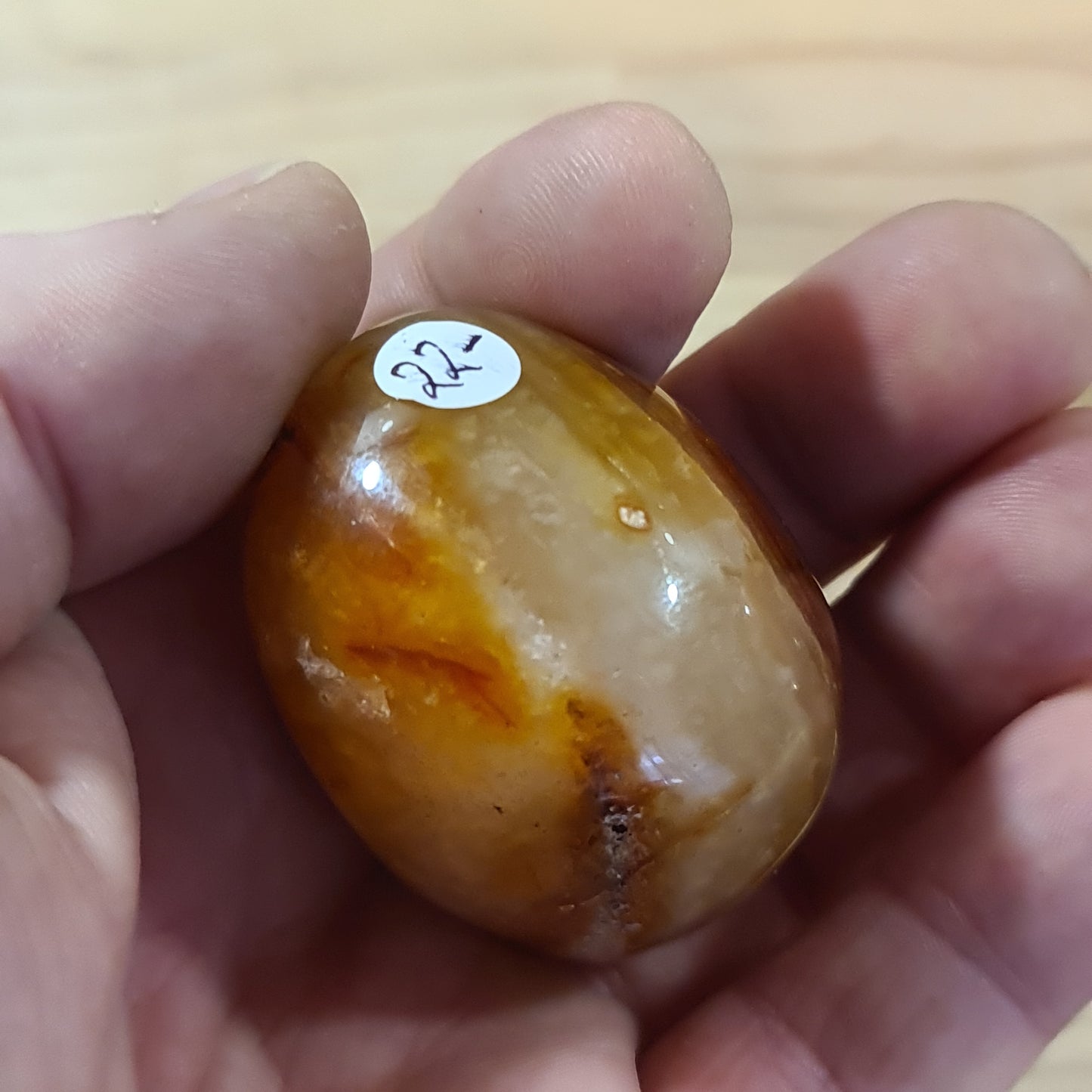 Carnelian Palmstones/Pebbles