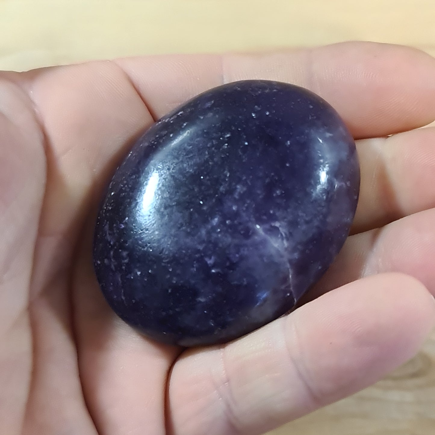 Lepidolite Palmstone