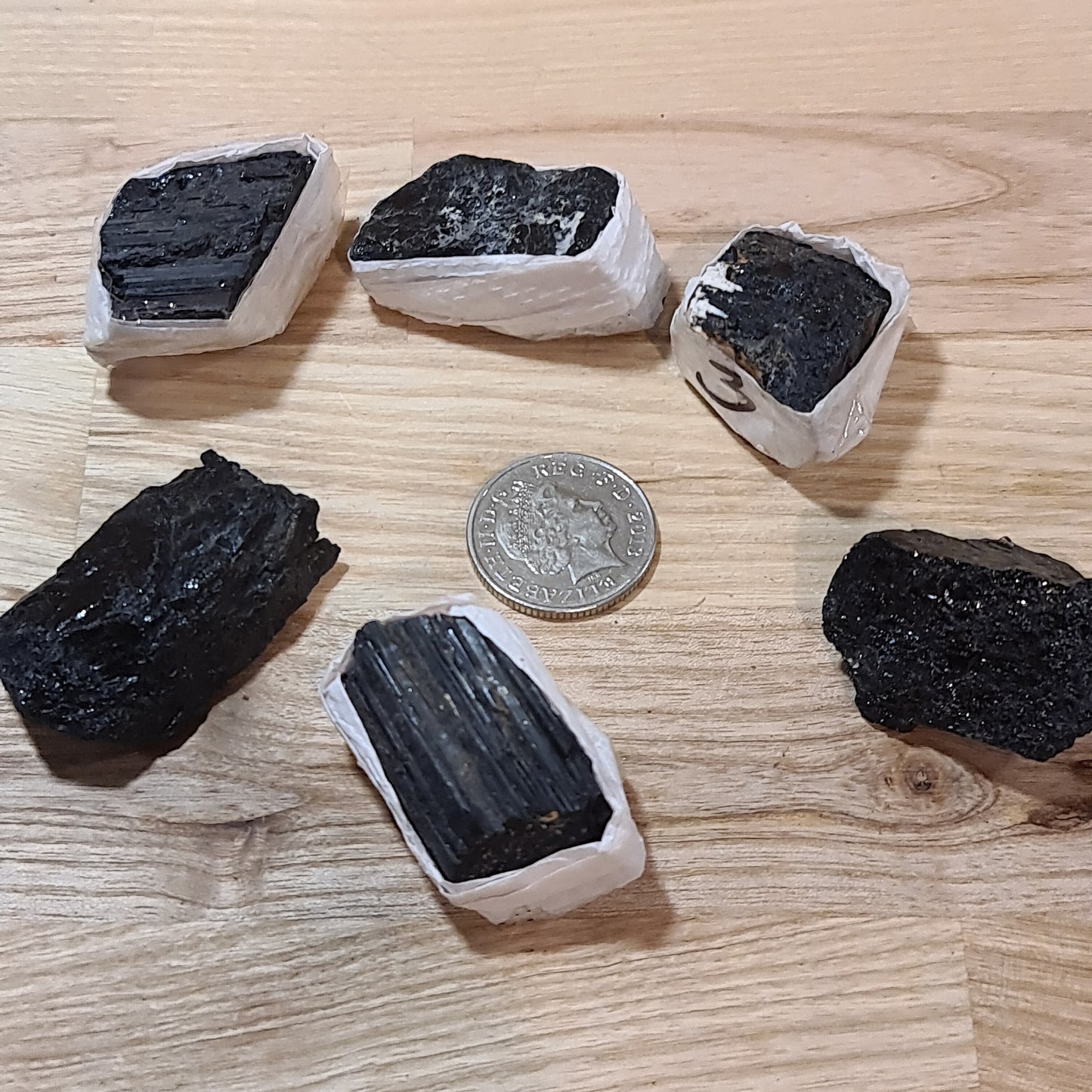 Black Tourmaline Raw Pieces
