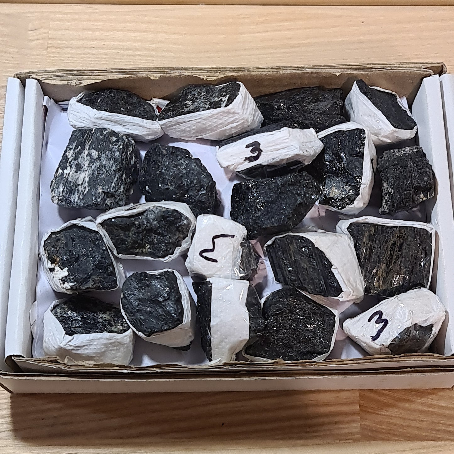 Black Tourmaline Raw Pieces