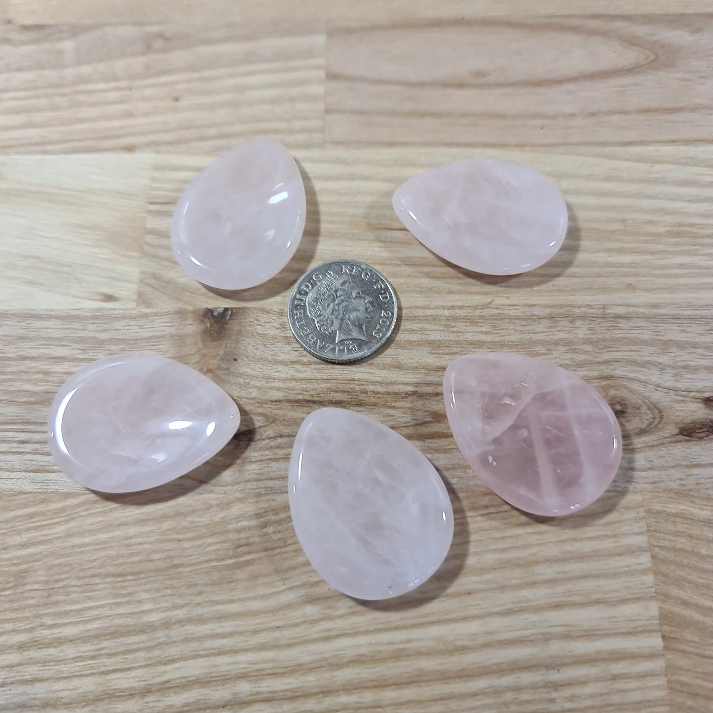Rose Quartz Thumb Stone